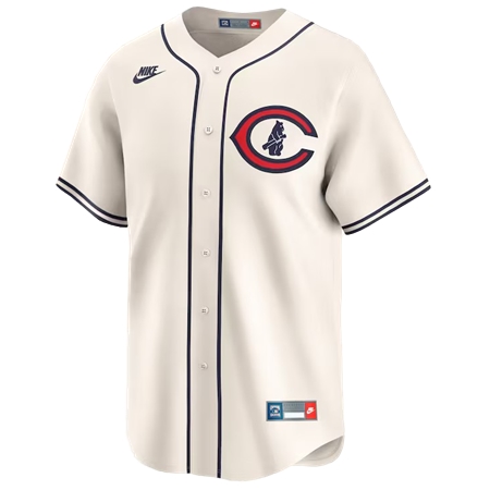 Chicago Cubs(シカゴ・カブス) 野球 ユニフォーム NIKE クーパーズタウンジャージ 1929 クリーム