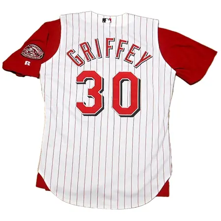 Cincinnati Reds(シンシナティ・レッズ) 野球 ユニフォーム #30 グリフィー 2000 Russell Home Jersey