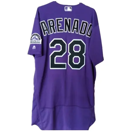 Colorado Rockies(コロラド・ロッキーズ) 野球 ユニフォーム ノーラン・アレナド 実使用