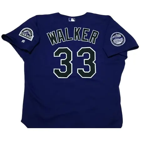 Colorado Rockies(コロラド・ロッキーズ) 野球 ユニフォーム ラリー・ウォーカー 2002年実使用