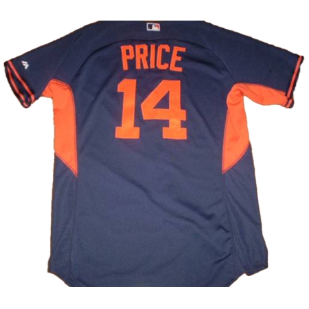 Detroit Tigers(デトロイト・タイガース) 野球 ユニフォーム デビッド・プライス 実使用ユニフォーム