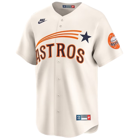 Houston Astros(ヒューストン・アストロズ) 野球 ユニフォーム NIKE クーパーズタウンジャージ 1965-1976 クリーム