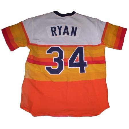 Houston Astros(ヒューストン・アストロズ) 野球 ユニフォーム ノーラン・ライアン 実使用レインボーユニフォーム