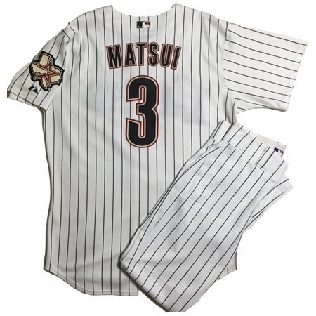 Houston Astros(ヒューストン・アストロズ) 野球 ユニフォーム 松井稼頭央 実使用ユニフォーム 上下 2009年