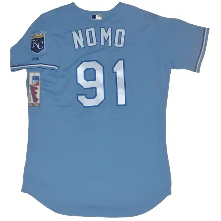 Kansas City Royals(カンザスシティ・ロイヤルズ) 野球 ユニフォーム 野茂英雄 2008年 引退モデル オーセンティック ユニフォーム オルタネイト ジャージ