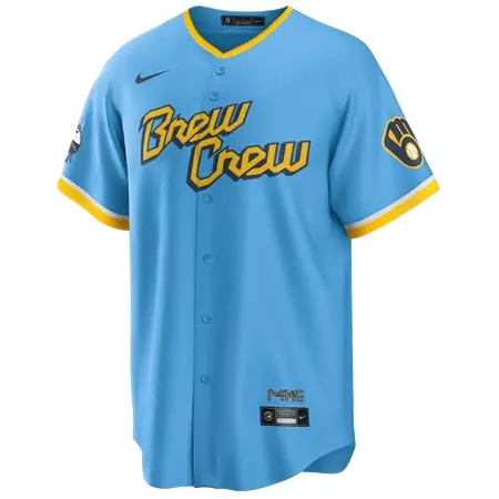Milwaukee Brewers(ミルウォーキー・ブルワーズ) 野球 ユニフォーム ナイキ シティコネクト レプリカ