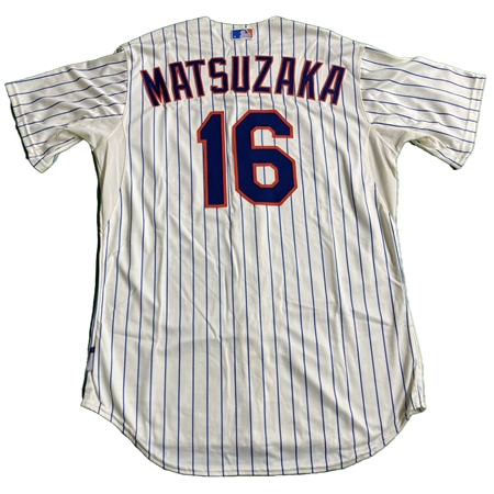 New York Mets(ニューヨーク・メッツ) 野球 ユニフォーム 松坂大輔 ＃16 実使用