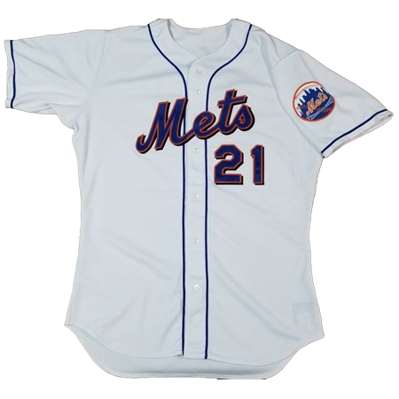 New York Mets(ニューヨーク・メッツ) 野球 ユニフォーム 1999年 吉井正人 背番号21 実使用ユニフォーム