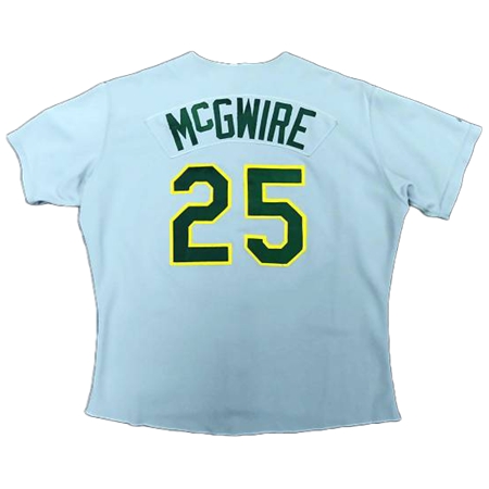 Oakland Athletics(オークランド・アスレチックス) 野球 ユニフォーム マークマグワイア選手 実使用ユニフォーム GFC