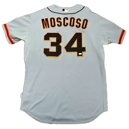San Francisco Giants(サンフランシスコ・ジャイアンツ) 野球 ユニフォーム モスコーソ#34 本人実使用ユニフォーム 46 マジェスティック製
