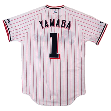 Swallows(東京ヤクルトスワローズ) 野球 ユニフォーム 山田哲人 ホーム 1番 マジェスティック プロコレユニフォーム Sサイズ