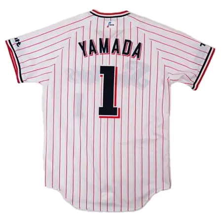 Swallows(東京ヤクルトスワローズ) 野球 ユニフォーム 山田哲人 ホーム 1番 マジェスティック プロコレユニフォーム Sサイズ