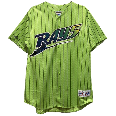 Tampa Bay Rays(タンパベイ・レイズ) 野球 ユニフォーム マジェスティック L 90s