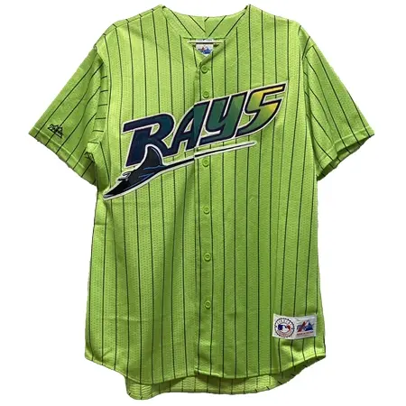 Tampa Bay Rays(タンパベイ・レイズ) 野球 ユニフォーム マジェスティック L 90s