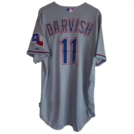 Texas Rangers(テキサス・レンジャーズ) 野球 ユニフォーム 2014年 ダルビッシュ 実使用ユニフォーム