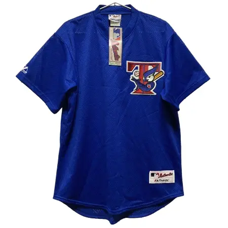 Toronto Blue Jays(トロント・ブルージェイズ) 野球 ユニフォーム マジェスティック トレーニングシャツ Lサイズ USA製