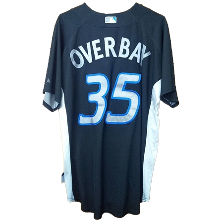 Toronto Blue Jays(トロント・ブルージェイズ) 野球 ユニフォーム 35 ライル・オーバーベイ USA マジェスティック オーセンティック