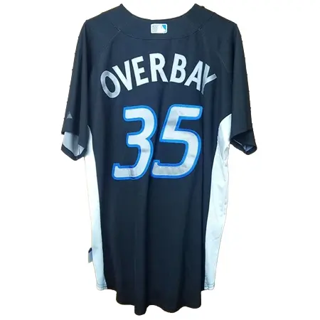 Toronto Blue Jays(トロント・ブルージェイズ) 野球 ユニフォーム 35 ライル・オーバーベイ USA マジェスティック オーセンティック