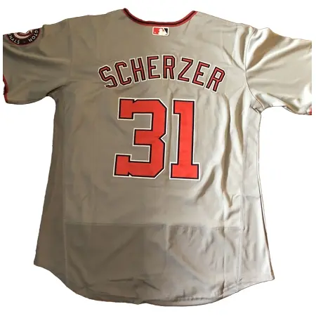 Washington Nationals(ワシントン・ナショナルズ) 野球 ユニフォーム マックス・シャーザー