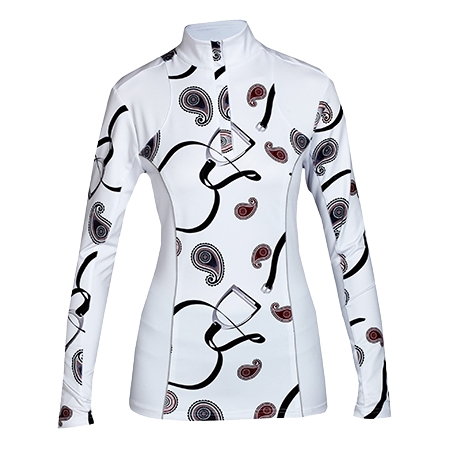 ARISTA EQUESTRIAN(アリスタエクエストリアン) 乗馬 ウェア エクストリームストレッチシャツ　ウィズ　プリント