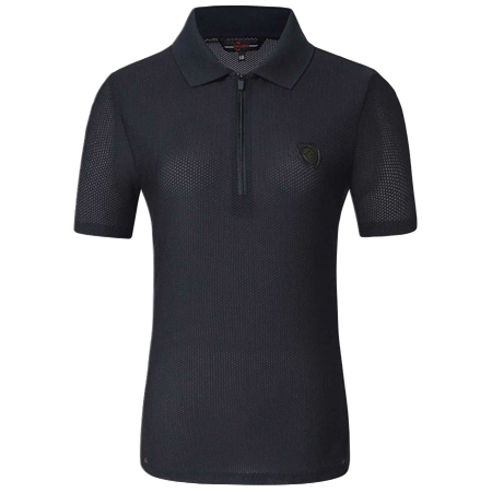 Covalliero(カバリエロ) 乗馬 ウェア Covalliero ジップシャツ 半袖 2024SSコレクション レディース