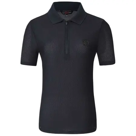 Covalliero(カバリエロ) 乗馬 ウェア Covalliero ジップシャツ 半袖 2024SSコレクション レディース