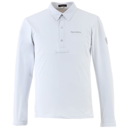 EQULIBERTA(エクリベルタ) 乗馬 ウェア クラウドシルク 吸水速乾ショーシャツ 長袖 メンズ・ジュニア