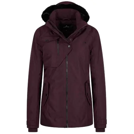 EURO-STAR (ユーロスター) 乗馬 ウェア ラジャナ レディース 防水ジャケット – ブラック ローズ