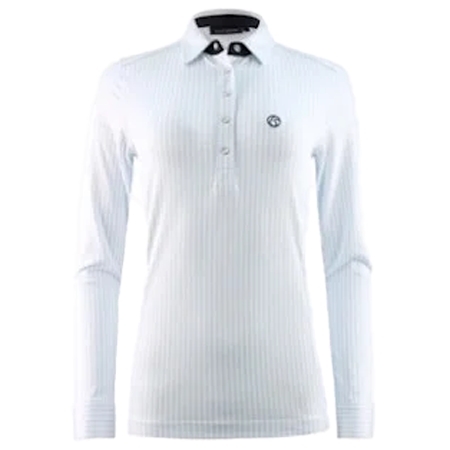 PS of Sweden(ピーエスオブスウェーデン) 乗馬 ウェア June 長袖ポロ – Light Blue レディース