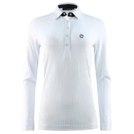 PS of Sweden(ピーエスオブスウェーデン) 乗馬 ウェア June 長袖ポロ – Light Blue レディース