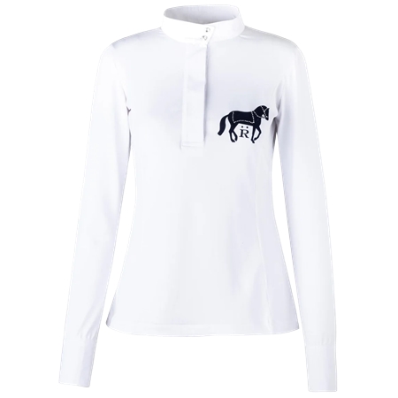 RONNER(ロナー) 乗馬 ウェア Elsa Show Shirt White レディース