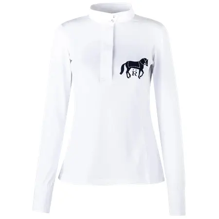RONNER(ロナー) 乗馬 ウェア Elsa Show Shirt White レディース