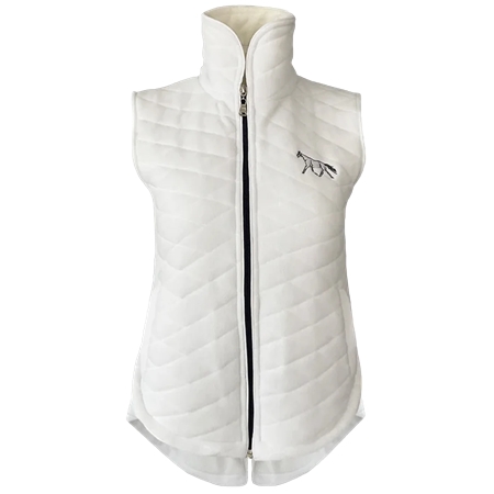 RONNER(ロナー) 乗馬 ウェア Quilted Fleece Vest White レディース