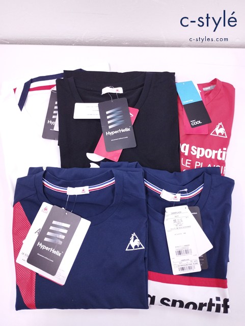 lecoq sportif ルコックスポルティフ Tシャツ XO 半袖 長袖 スポーツウェア 計5点