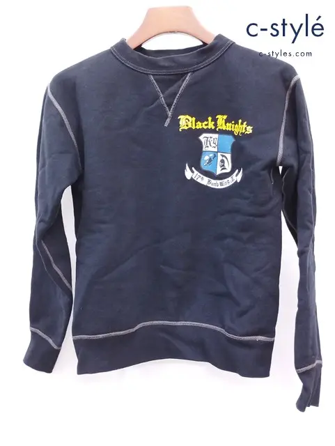 McCOY’S マッコイズ SPORTING GOODS CO. UNION MADE 長袖 スウェット トレーナー ブラック S Black Knights