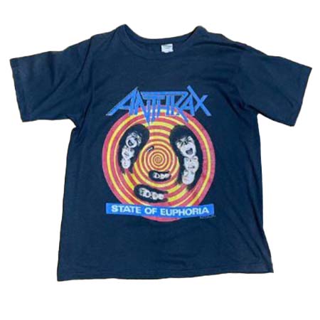 バンドTシャツ(BAND T-SHIRT) anthrax