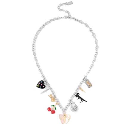 COACH(コーチ) チェリー アンド バタフライ ステートメント チャーム ネックレス