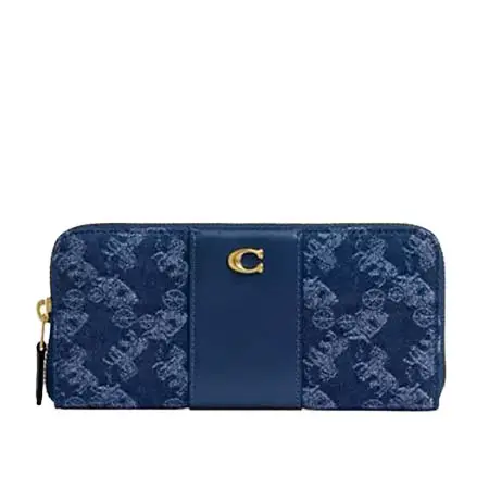COACH(コーチ) エッセンシャル スリム アコーディオン ジップ ウォレット・ホース アンド キャリッジ プリント