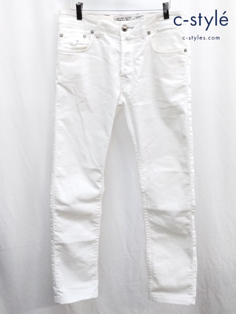 JACOB COHEN ヤコブコーエン パンツ 32 ホワイト PW688 イタリア製