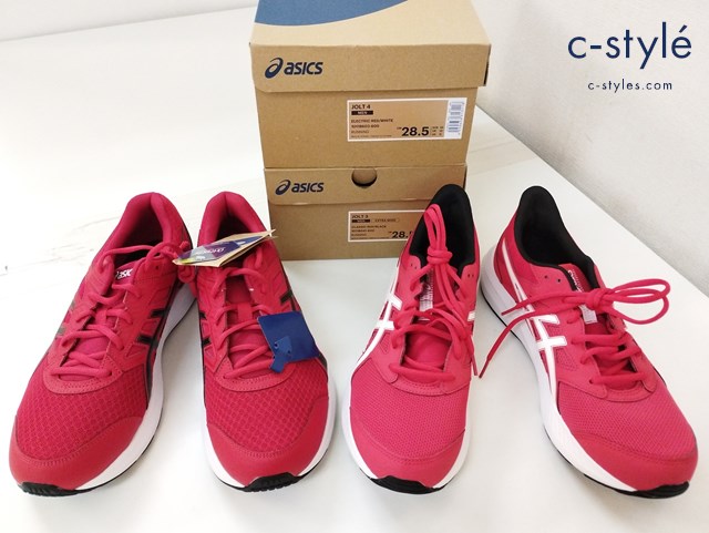 ASICS アシックス ランニングシューズ 28.5cm レッド JOLT3 JOLT4 101B603 1011B041