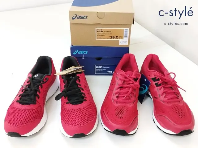 ASICS アシックス ランニングシューズ 29cm レッド系 JOLT2 GT-2000 7
