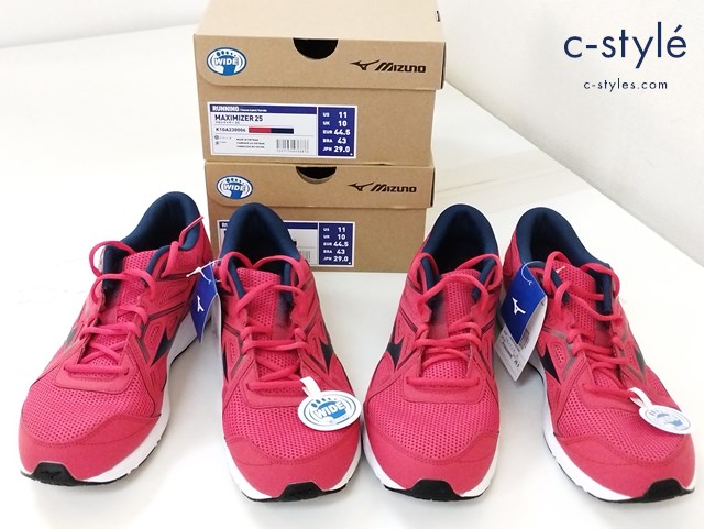 mizuno ミズノ ランニングシューズ 29cm レッド FLV1222 FLV0822 K1GA230006