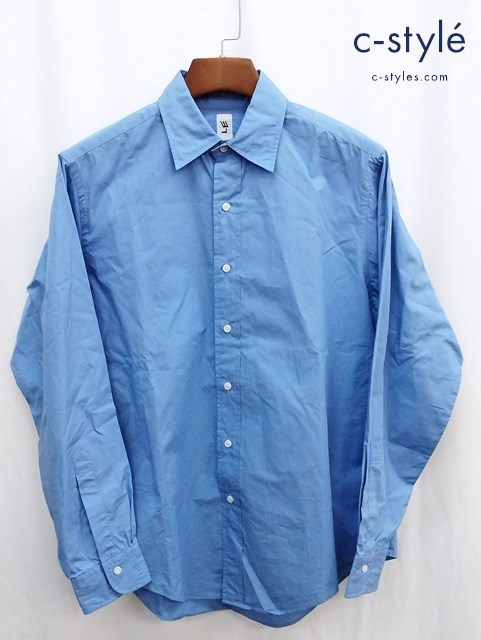 LE エルイー 長袖シャツ 1 ブルー コットン100%