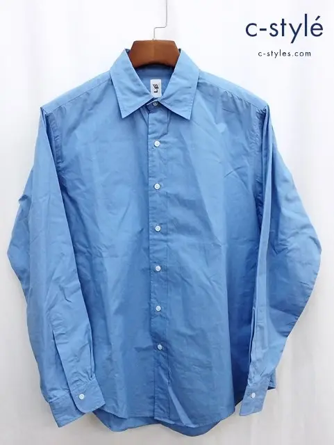 LE エルイー 長袖シャツ 1 ブルー コットン100%