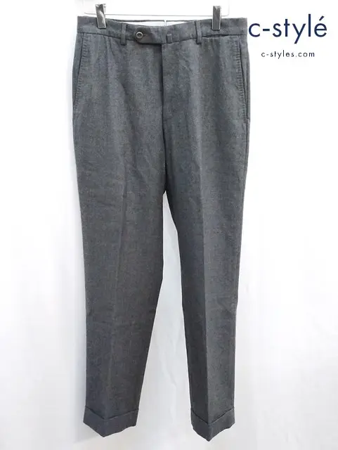 INCOTEX インコテックス スラックス 44 グレー ウール100% 002-11 イタリア製