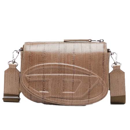 DIESEL(ディーゼル) 1DR-Camera bag in eel-effect leather