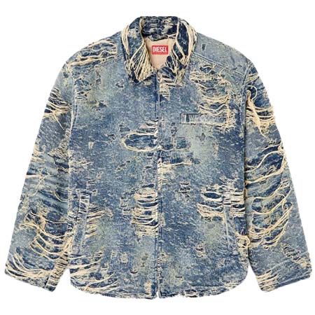 DIESEL(ディーゼル) Jacket in floating-thread denim