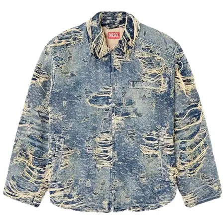 DIESEL(ディーゼル) Jacket in floating-thread denim