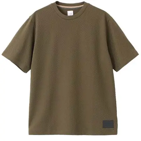 Paul Smith(ポールスミス) “Cropped Logo”ジャカードチェック 半袖カットソー