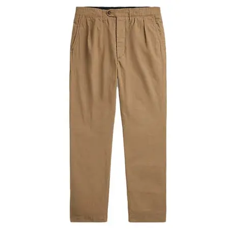 RALPH LAUREN(ラルフローレン) プリーテッド コットンリネン パンツ